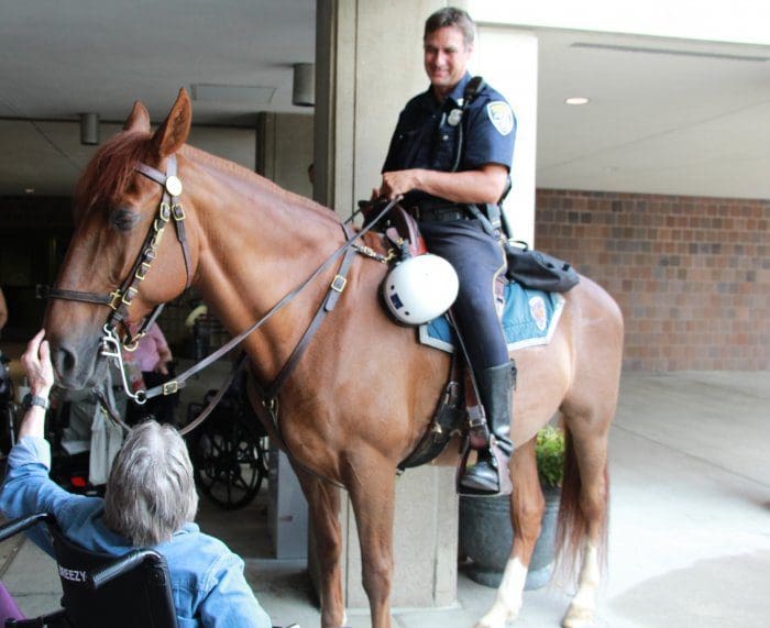 RPD horse visit