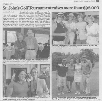 St. John's golf newspaper