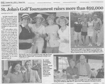 St. John's golf newspaper