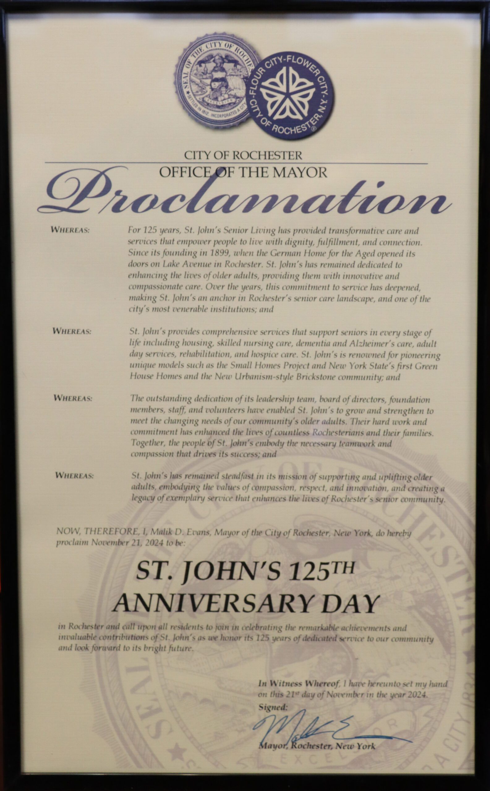 Welcoming Change for 125 Years - St. John's
